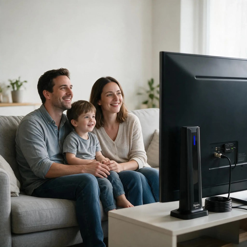 Signalix™ připojený k televizi — připraveno za 60 sekund